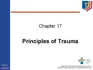 Chapter 17 Principles of Trauma BRADY National Ski