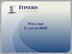 Itineris high school