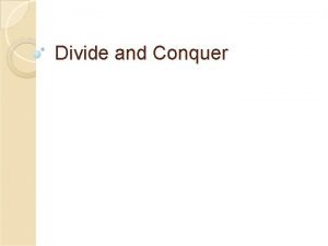 Gambar penggunaan divide and conquer