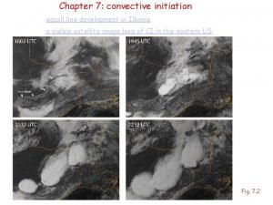 Chapter 7 convective initiation squall line development in