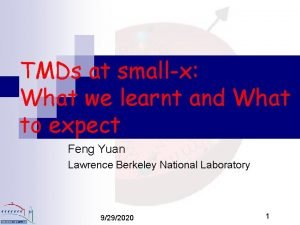 TMDs at smallx What we learnt and What