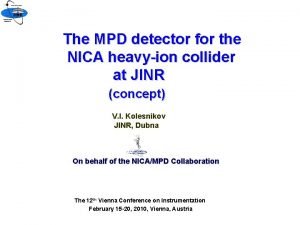 The MPD detector for the NICA heavyion collider