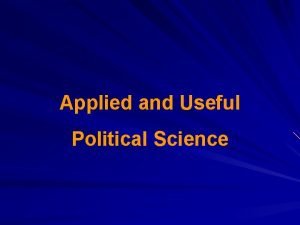 What are the limitations of political science