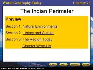 What are the three main religions of the indian perimeter?