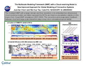 The Multiscale Modeling Framework MMF with a Cloudresolving