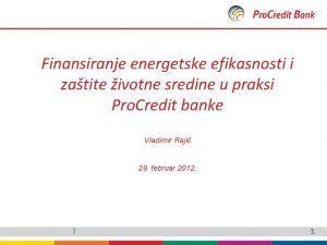 Finansiranje energetske efikasnosti