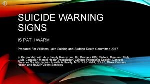 Warning signs