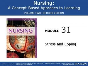 Nursing A ConceptBased Approach to Learning VOLUME TWO