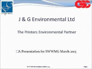 J g environmental