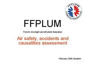 FFPLUM French microlight aircraft pilots federation Air safety