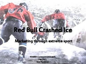 Red bull extreme sports