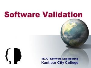 MCA Software Engineering Kantipur City College Topics include