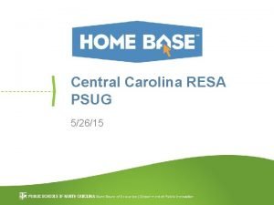 Central Carolina RESA PSUG 52615 Contact Information Aaron