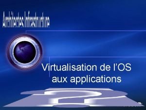 Virtualisation application