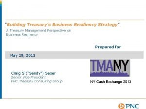 Building Treasurys Business Resiliency Strategy A Treasury Management