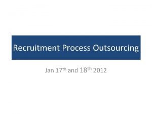 Rpo recruitment meaning