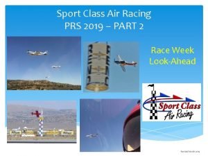 Sport class air racing Sport class air racing