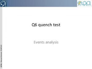 QTWG Mateusz Bednarek TEMPEEE Q 6 quench test