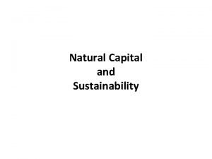Natural capital