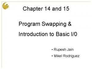Swapping 15 chapter
