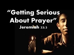 Jeremiah 33.3