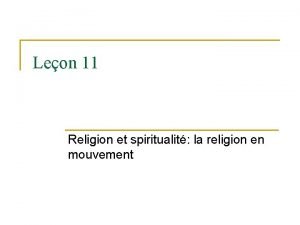 Leon 11 Religion et spiritualit la religion en