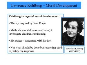 Lawrence kohlberg wife