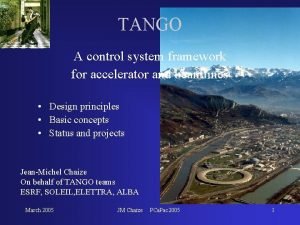 Tango control system