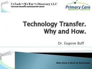 Us Tech TM TM Discovery LLC TECHNOLOGY DISCOVERY