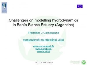 Challenges on modelling hydrodynamics in Baha Blanca Estuary