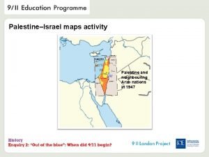 PalestineIsrael maps activity Palestine and neighbouring Arab nations