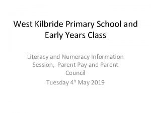 West kilbride primary school