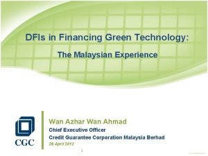 Green financing malaysia Green financing malaysia