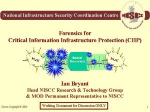 Critical infrastructure security coordination centre
