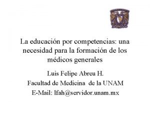 La educacin por competencias una necesidad para la