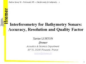 Interferometry