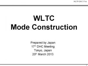 Wltc mode