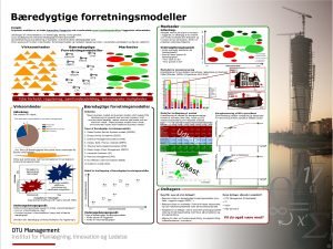 Bredygtige forretningsmodeller Forml Markeder Udviklingen af virksomhederne i