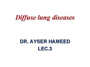 Lung acinus Lung acinus