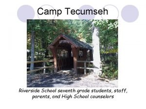 Camp tecumseh staff Camp tecumseh staff