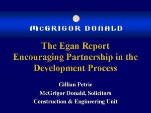 Egan report
