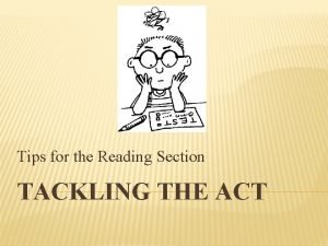 Reading act tips