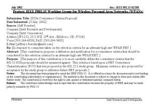 doc IEEE 802 15 02288 July 2002 Project