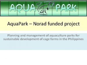 Aqua parks management software