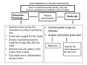 Physical characteristics in greece