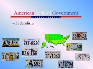 Federalism definition government