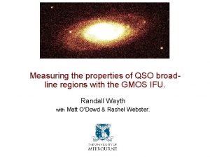 Measuring the properties of QSO broadline regions with