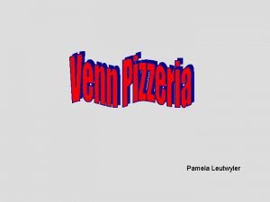 Pizzeria venn