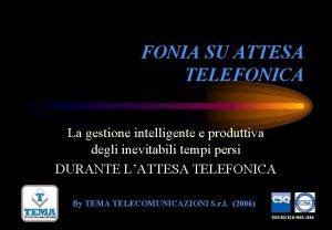 Attesa telefonica