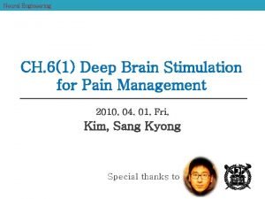 Neural Engineering CH 61 Deep Brain Stimulation for